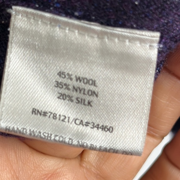 Eileen fisher wool and silk blend sweater size p medium - Picture 5 of 6